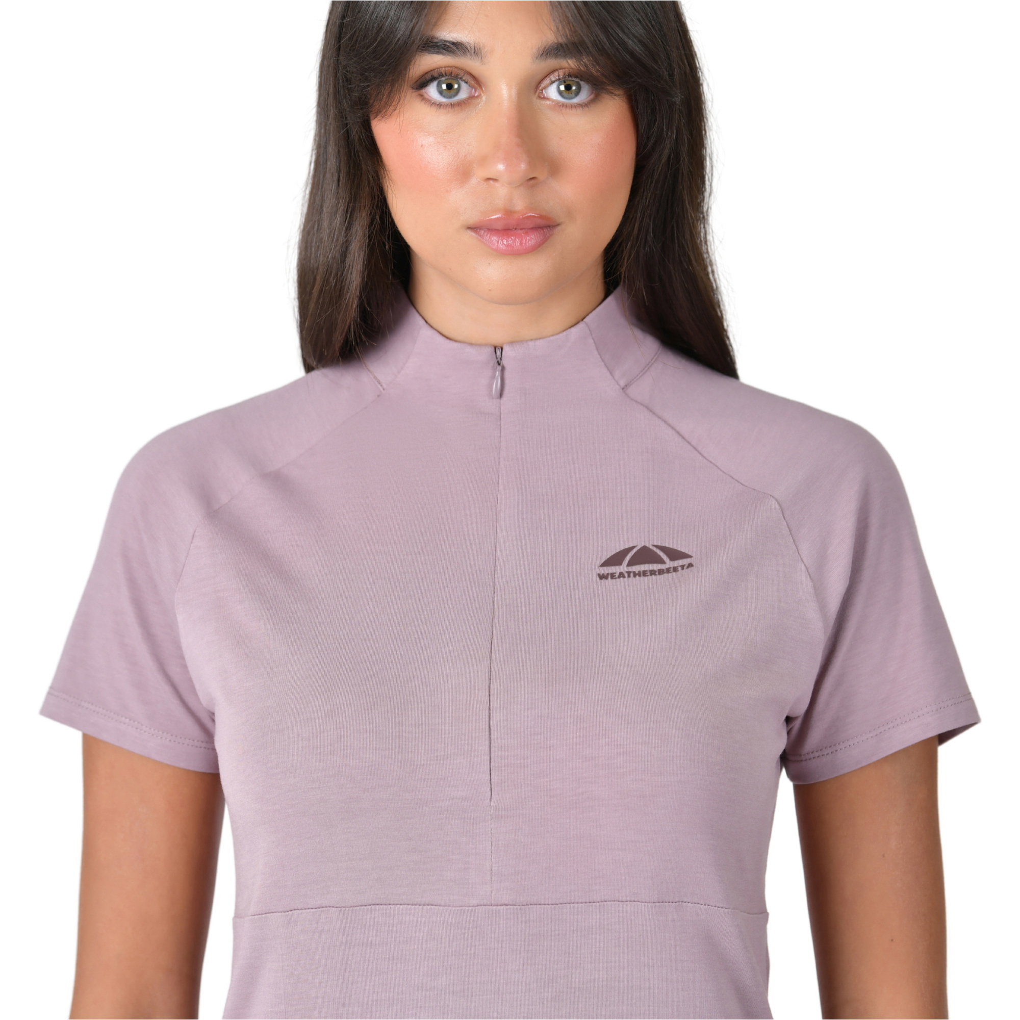 2026 WeatherBeeta Dames Bamboe Korte Mouw Performance Basislaag 1028843022 - Burnished Lilac